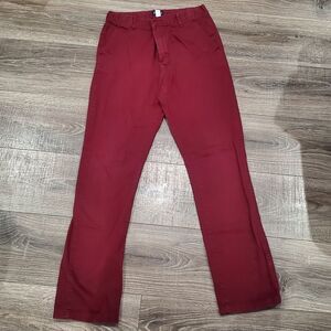 Boys PLACE Burgundy Chinos Size 16
